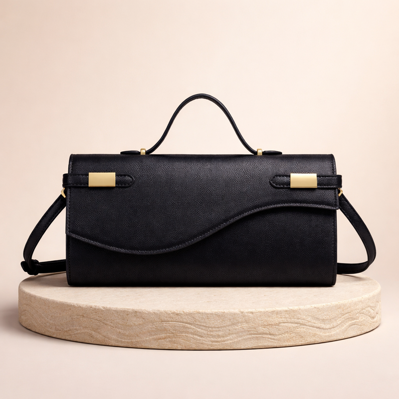 Pochette soiree fermoir signature