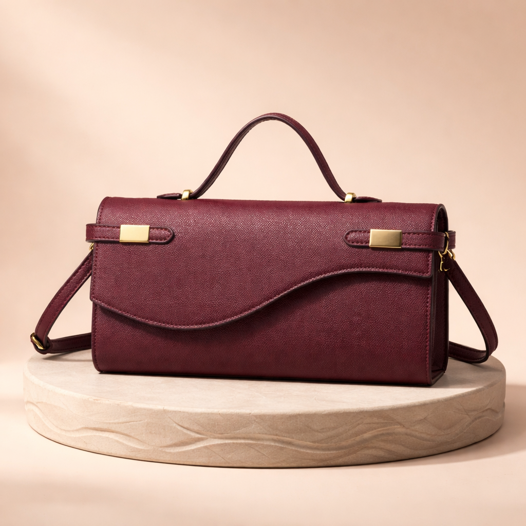 Pochette soiree fermoir signature