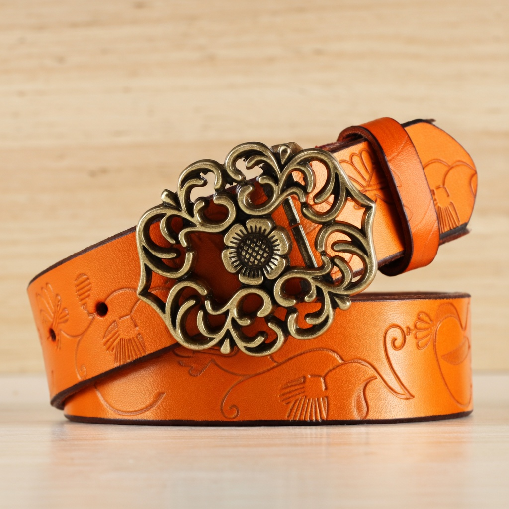Ceinture fine boucle ovale