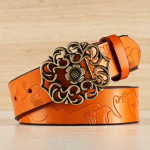 Ceinture fine boucle ovale