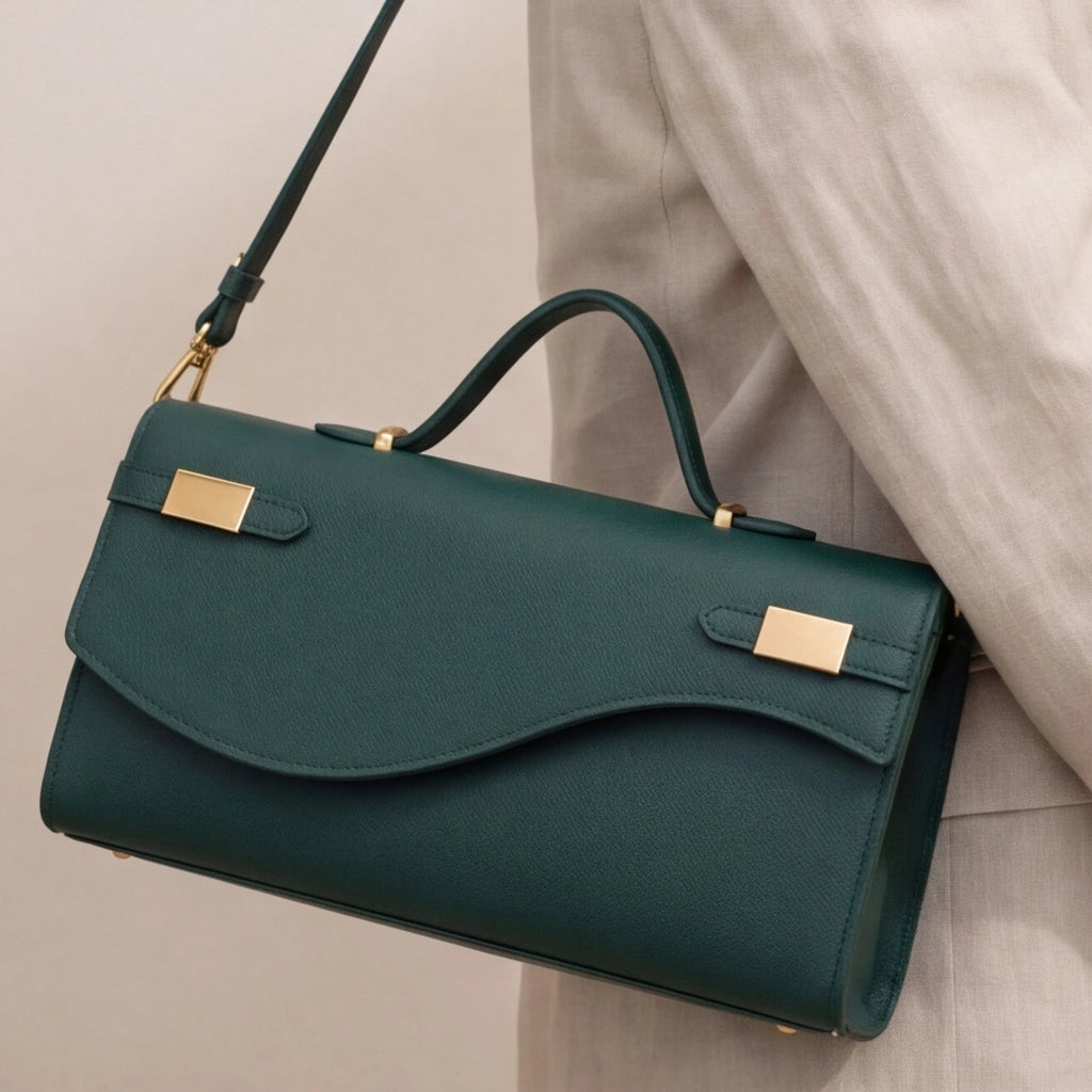 Pochette soiree fermoir signature