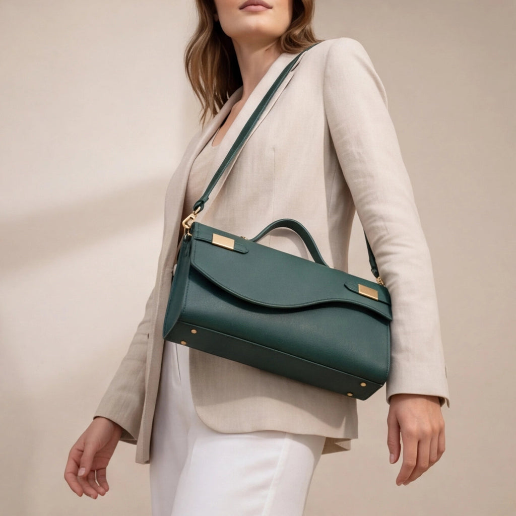 Pochette soiree fermoir signature
