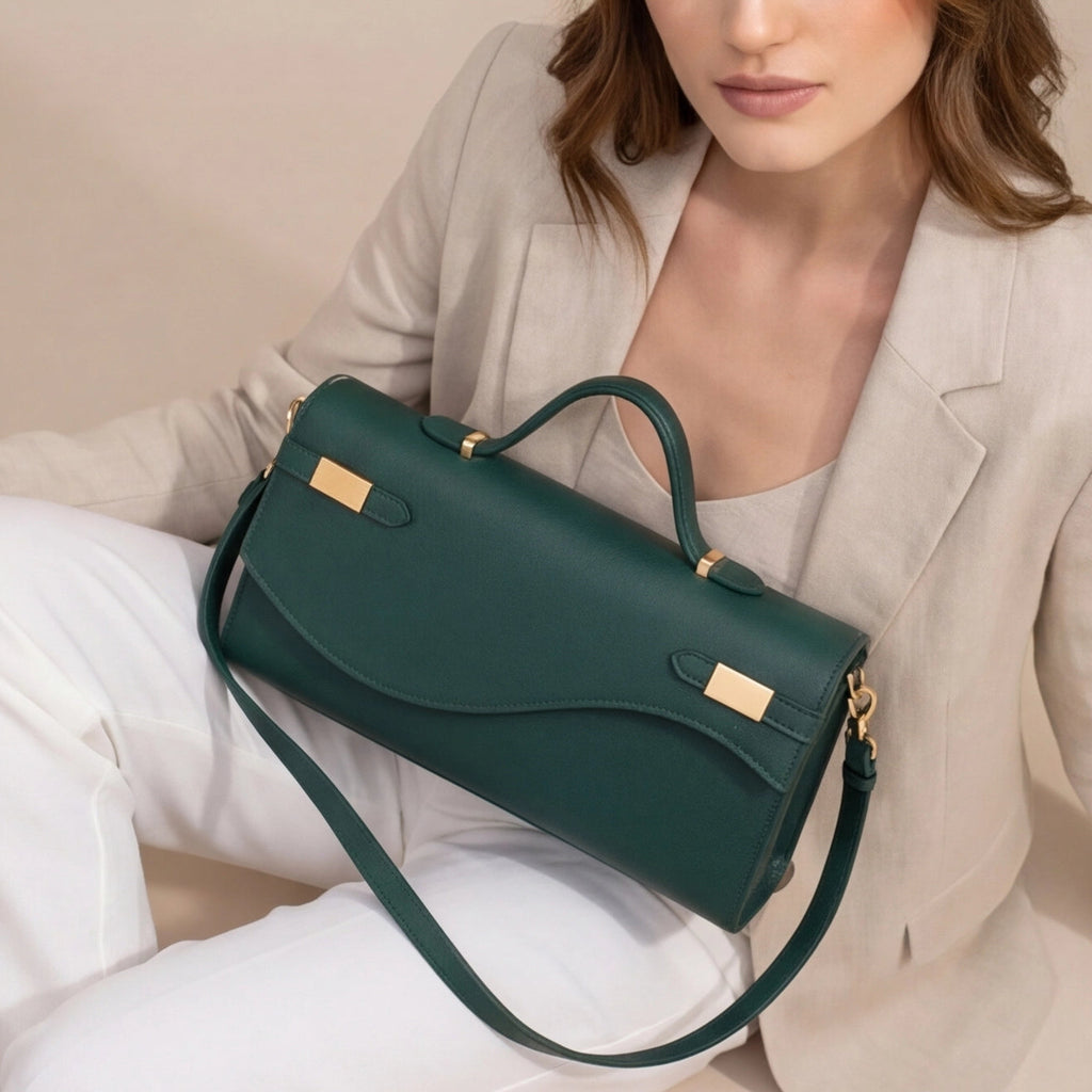 Pochette soiree fermoir signature