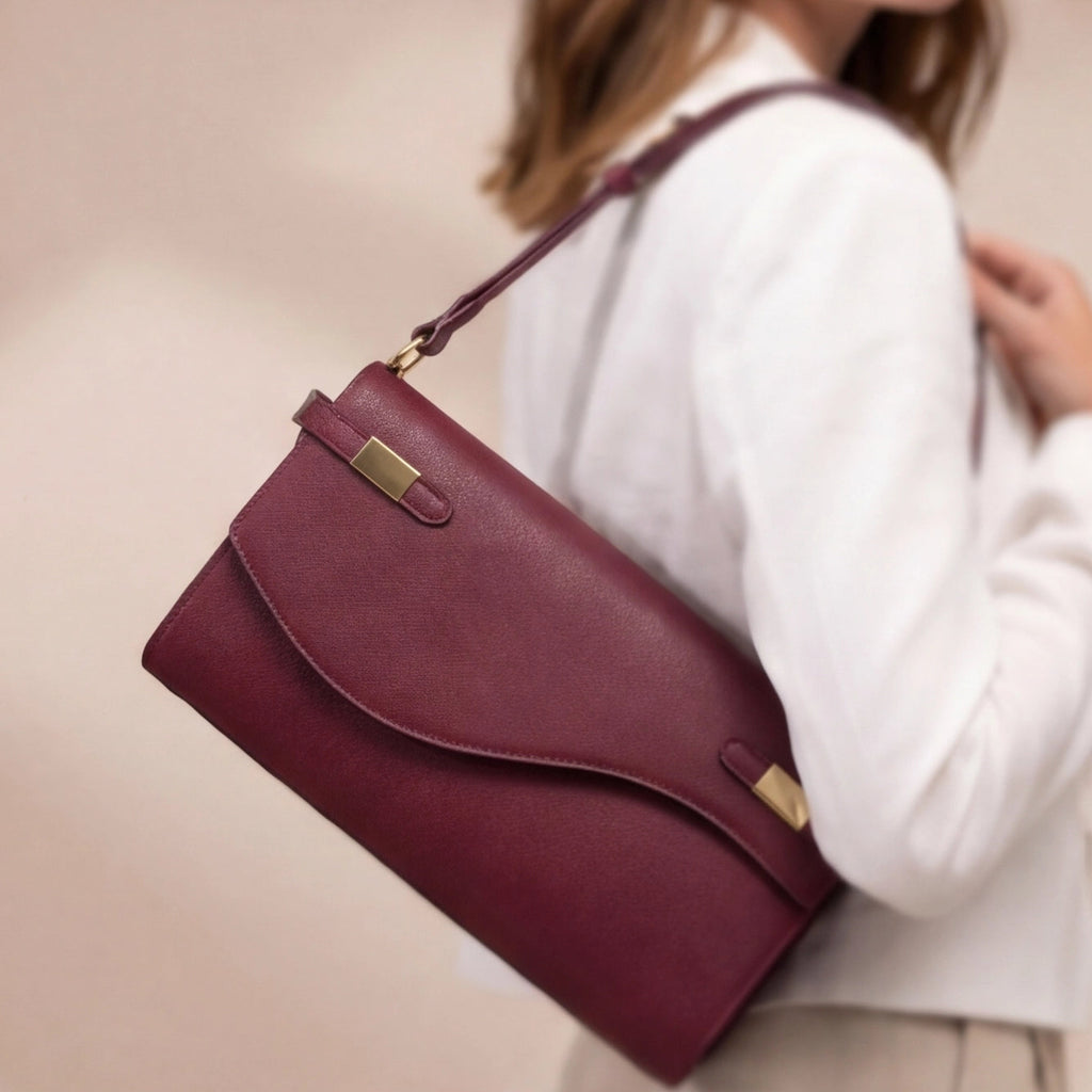 Pochette soiree fermoir signature