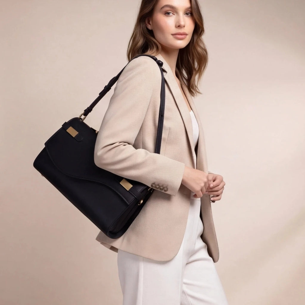 Pochette soiree fermoir signature
