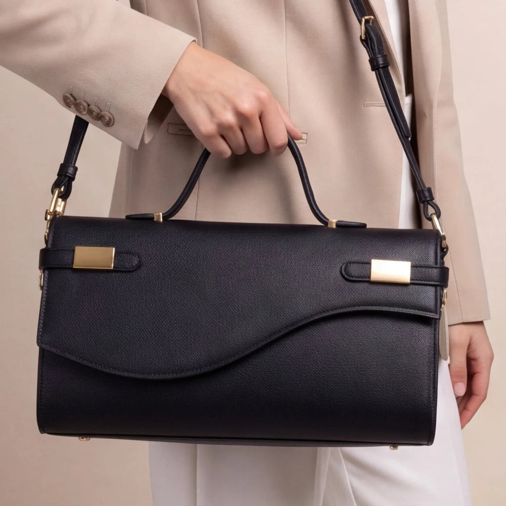 Pochette soiree fermoir signature