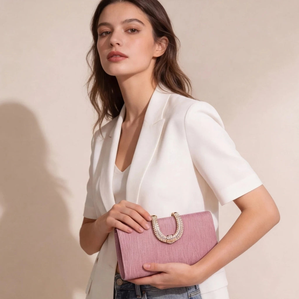 Pochette bijou tons lumineux