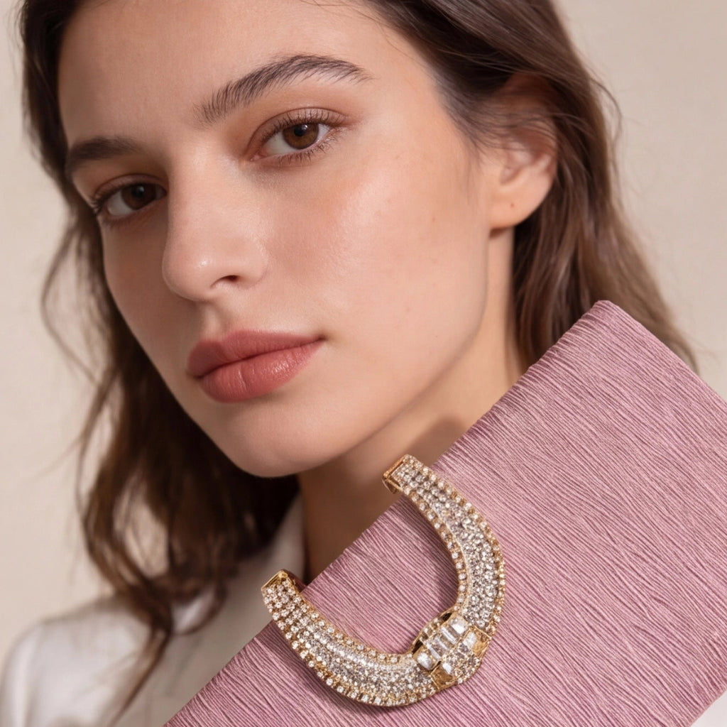 Pochette bijou tons lumineux