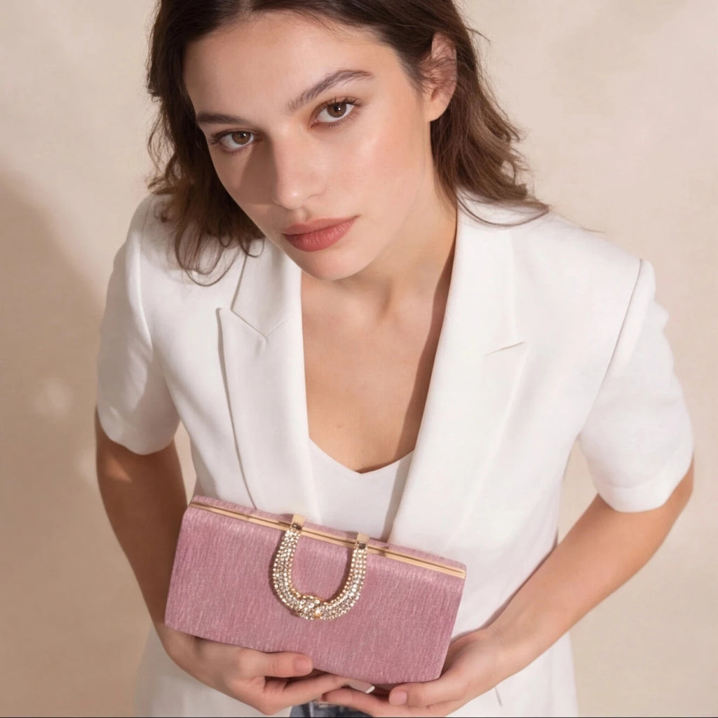 Pochette bijou tons lumineux