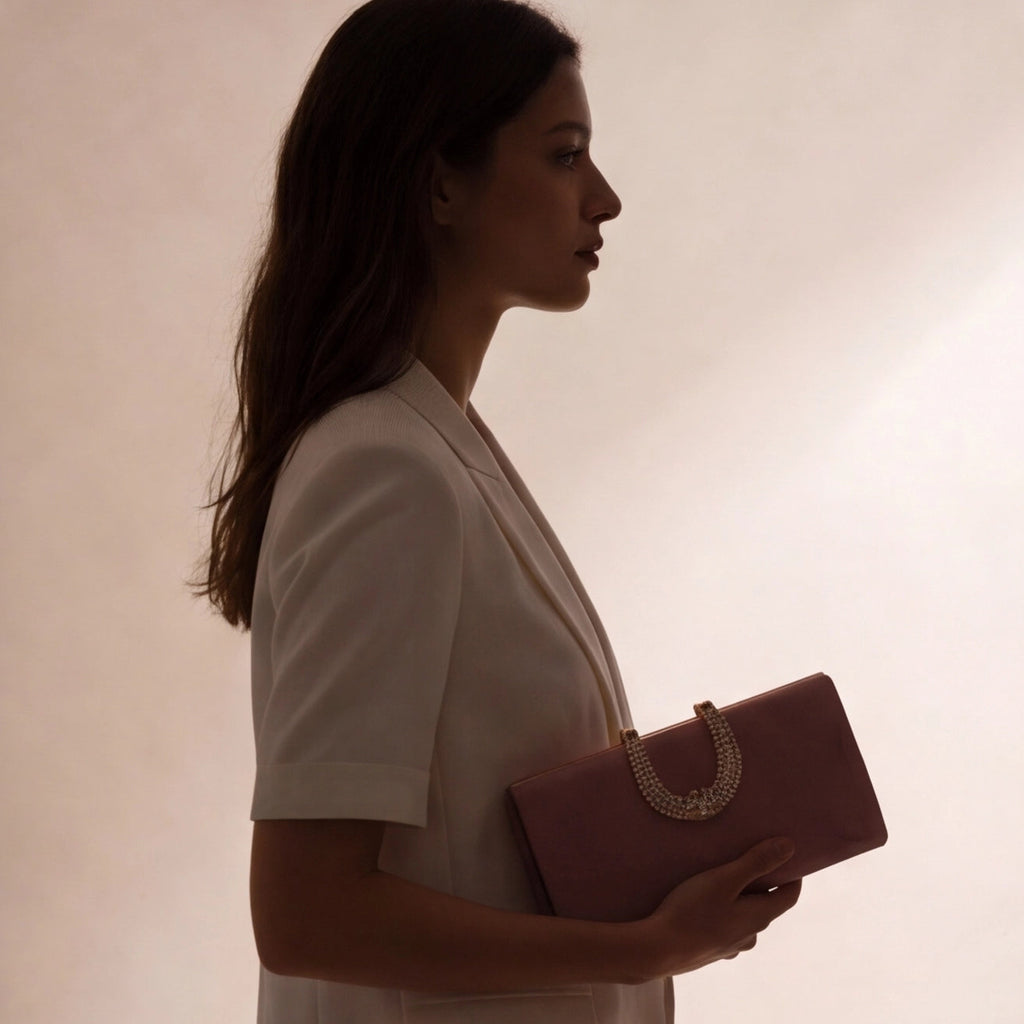 Pochette bijou tons lumineux