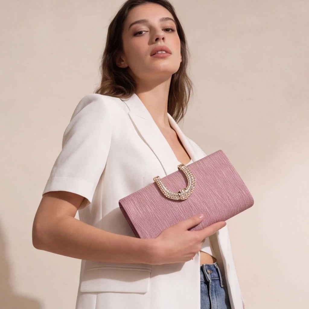 Pochette bijou tons lumineux