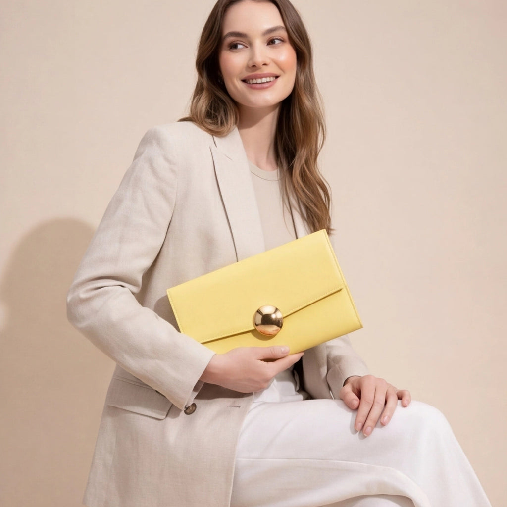 Pochette soleil couleurs chaudes