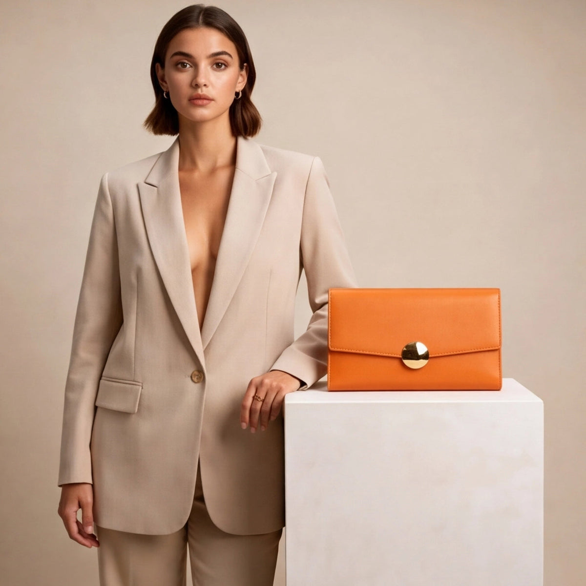 Pochette soleil couleurs chaudes