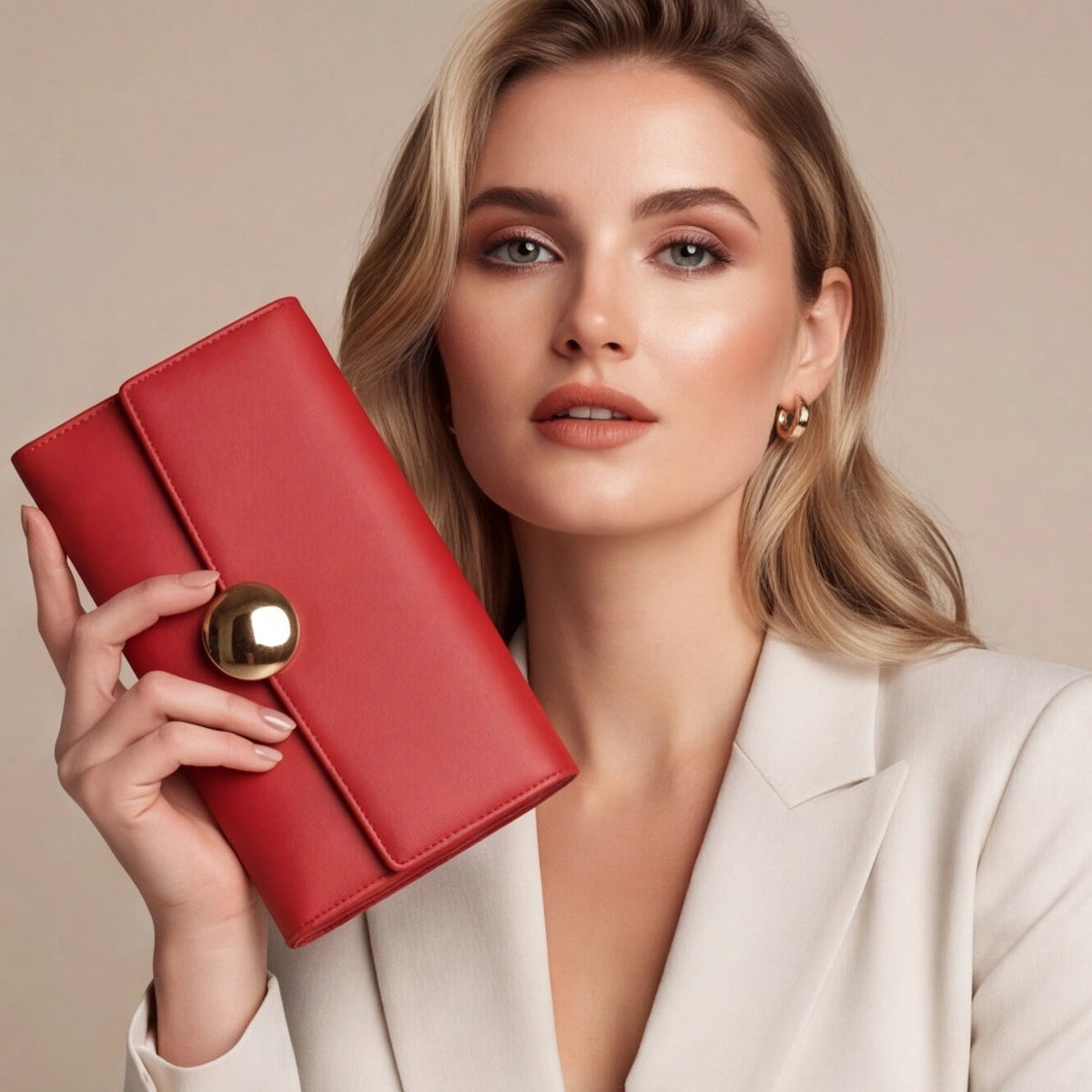 Pochette soleil couleurs chaudes