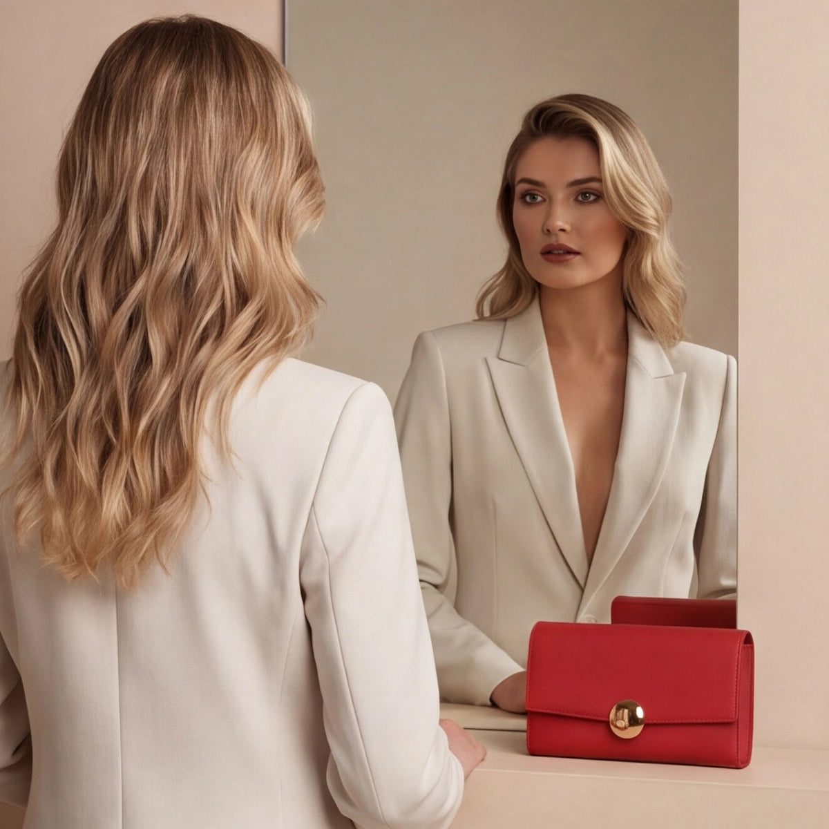 Pochette soleil couleurs chaudes