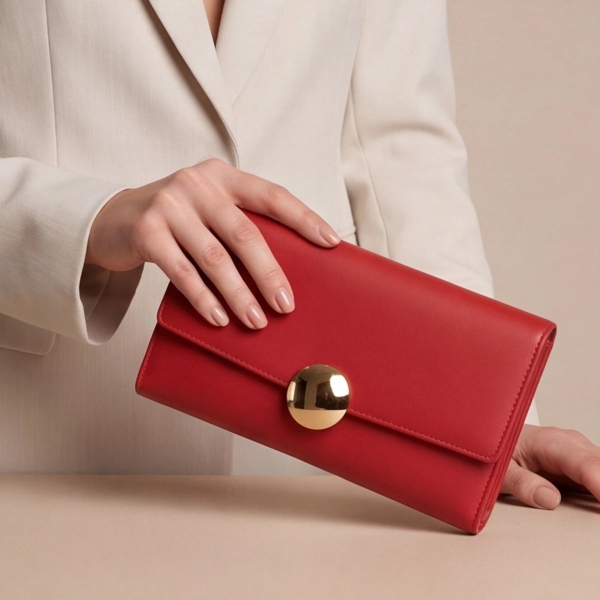 Pochette soleil couleurs chaudes