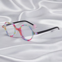 Herz-Sonnenbrille mit verspiegelten Gläsern