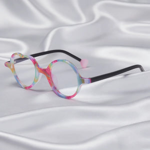 Lunettes de Soleil Cœur Verres Miroir — vue 1