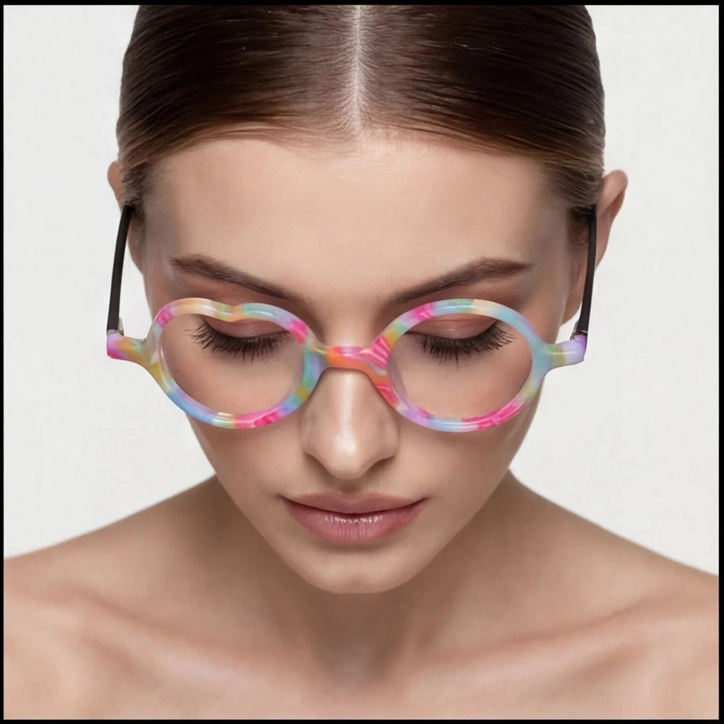 Lunettes de Soleil Cœur Verres Miroir — vue 2