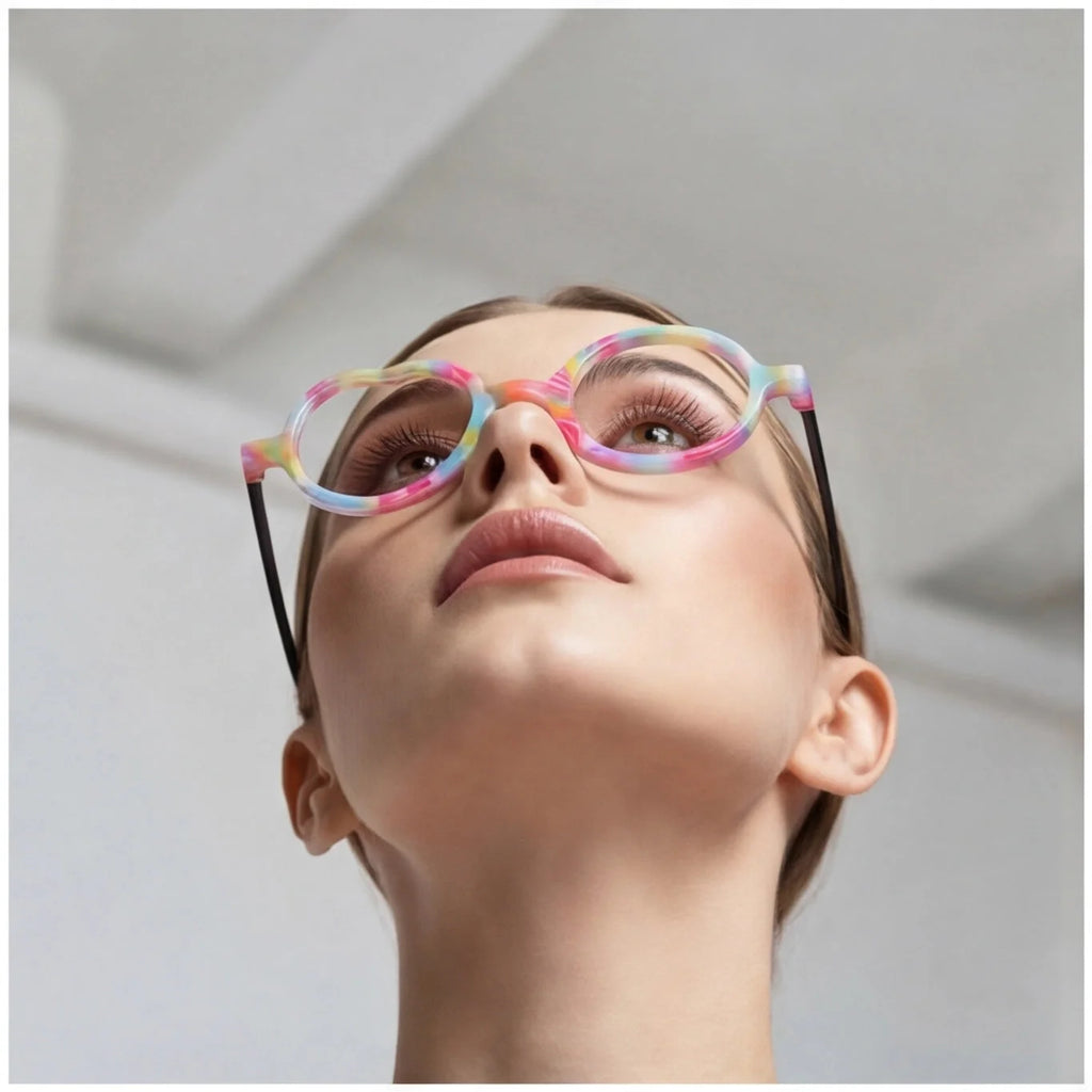Lunettes de Soleil Cœur Verres Miroir — vue 5