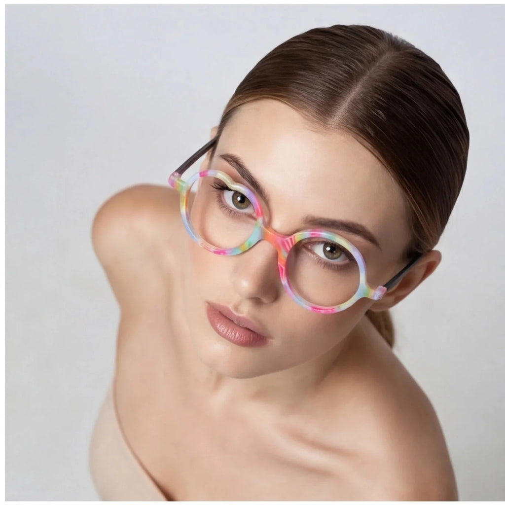 Lunettes de Soleil Cœur Verres Miroir — vue 6
