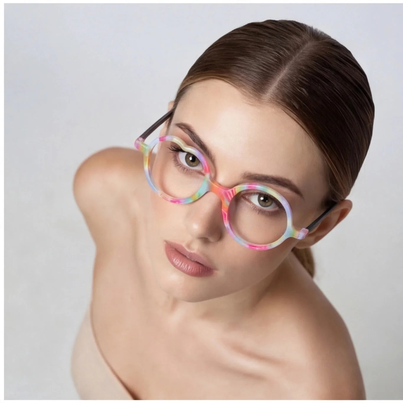 Lunettes de Soleil Cœur Verres Miroir — vue 6 Image