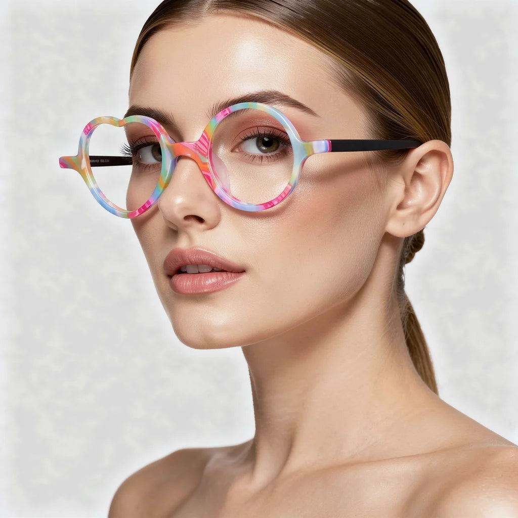 Lunettes de Soleil Cœur Verres Miroir — vue 7