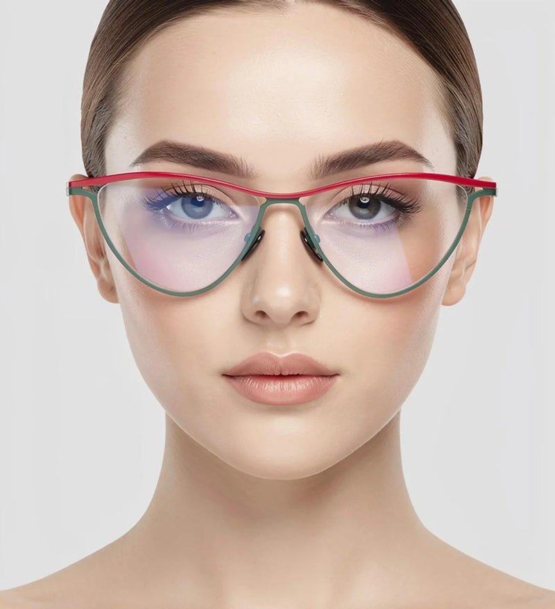 Lunettes Soleil Monture Fine Femme — vue 2