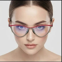 Lunettes Soleil Monture Fine Femme — vue 3