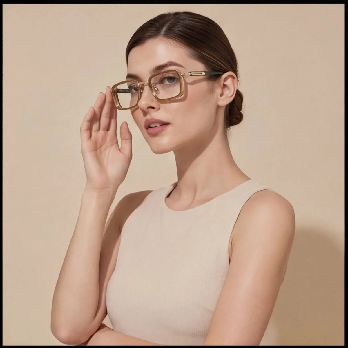 Lunettes Soleil Noires Classiques — vue 7