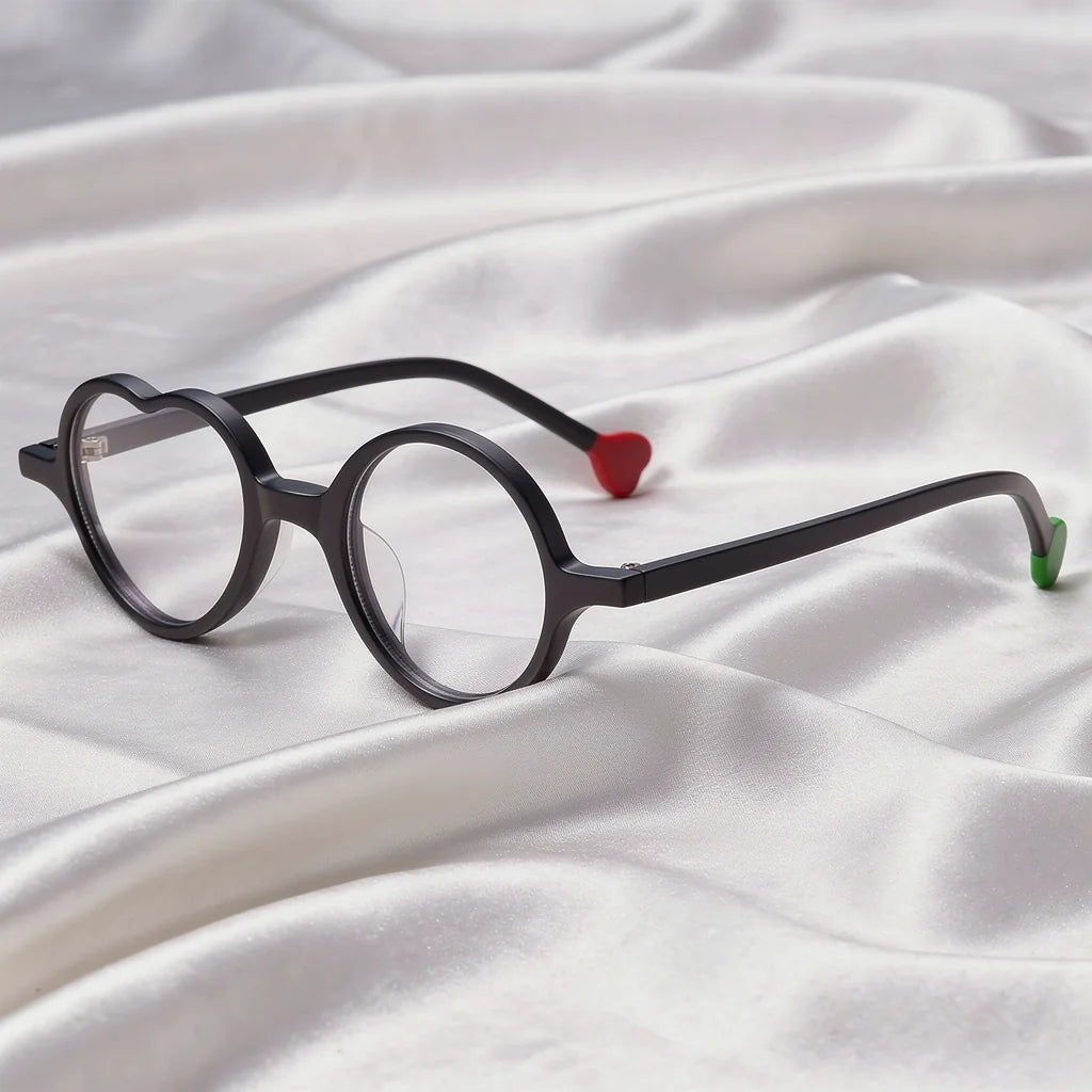 Lunettes de Soleil Rondes Ton Rosé — vue 1