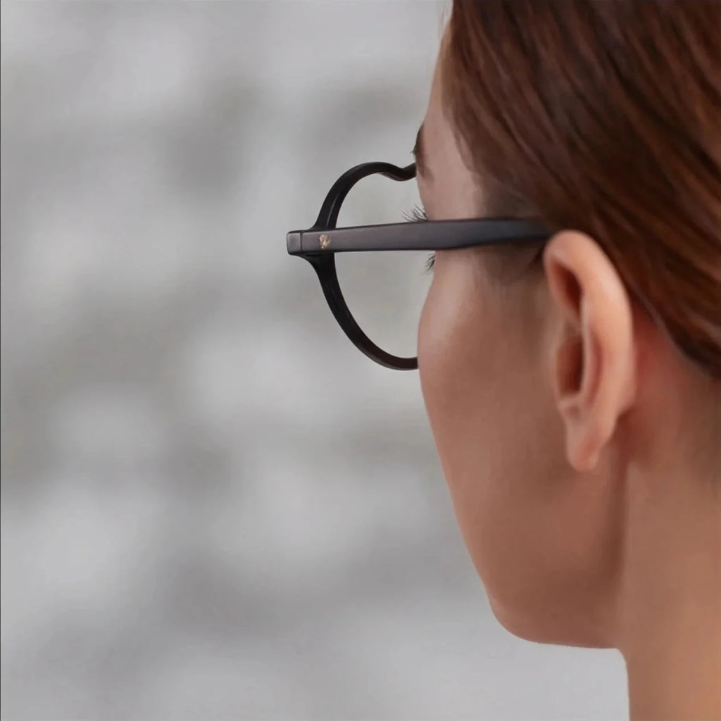 Lunettes de Soleil Rondes Ton Rosé — vue 3