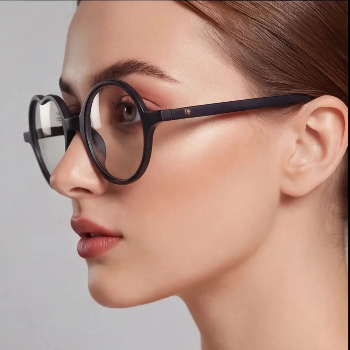 Lunettes de Soleil Rondes Ton Rosé — vue 5 Image