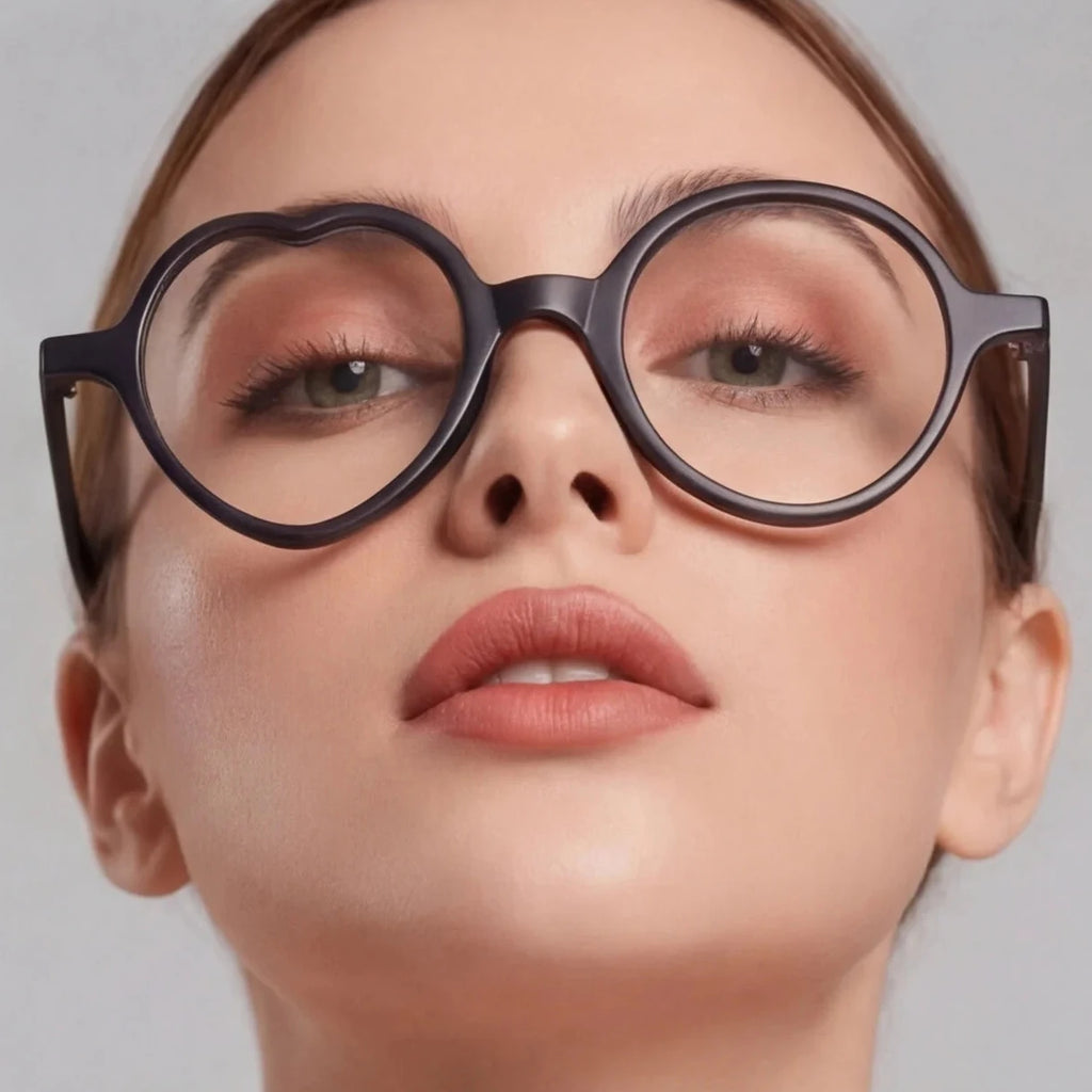 Lunettes de Soleil Rondes Ton Rosé — vue 6
