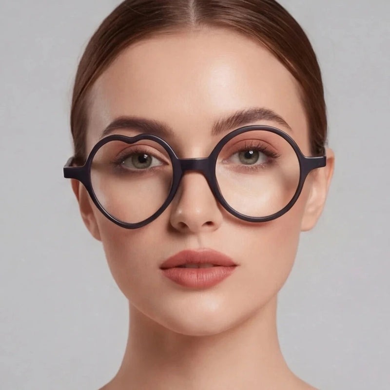 Lunettes de Soleil Rondes Ton Rosé — vue 7