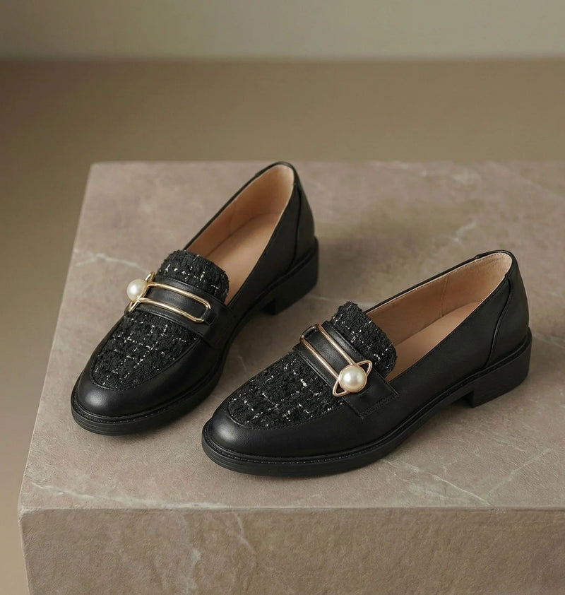 Mocassins Bi-Matière Détail Perlé — vue 2