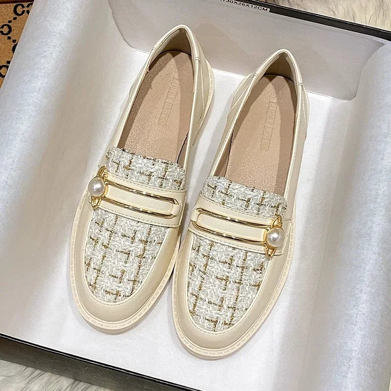 Mocassins Bi-Matière Détail Perlé — vue 4