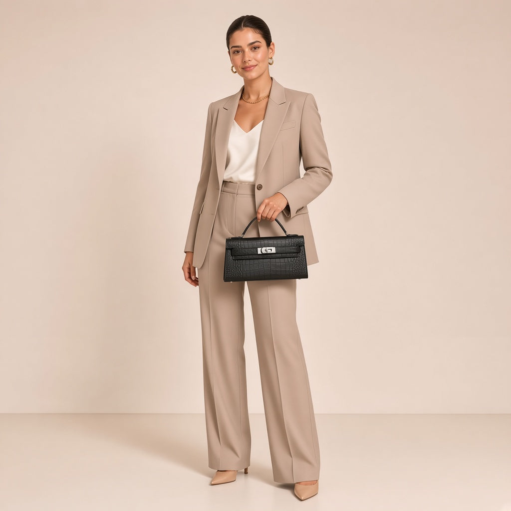 Un cuir croco mat