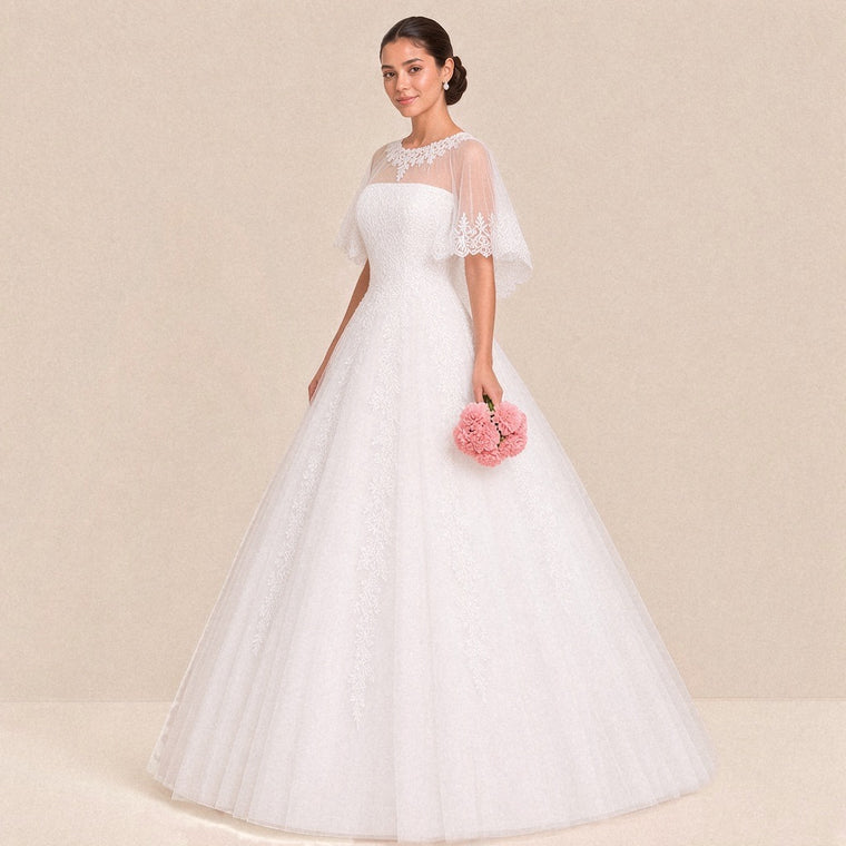 Cape en tulle