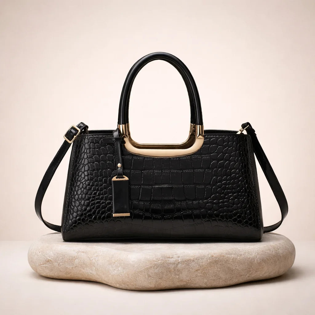 Sac Effet Croco Format Compact — vue 2
