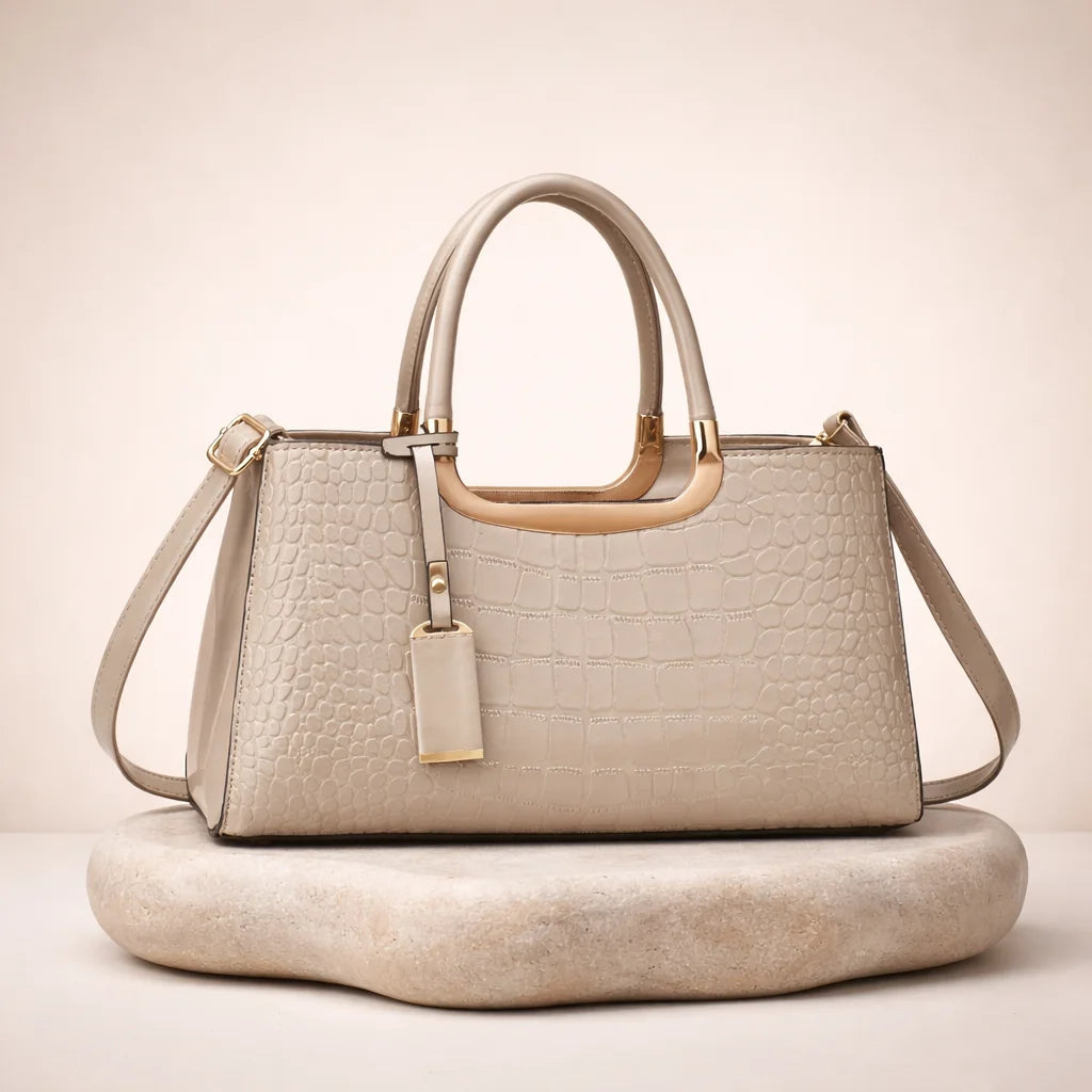 Sac Effet Croco Format Compact — vue 3