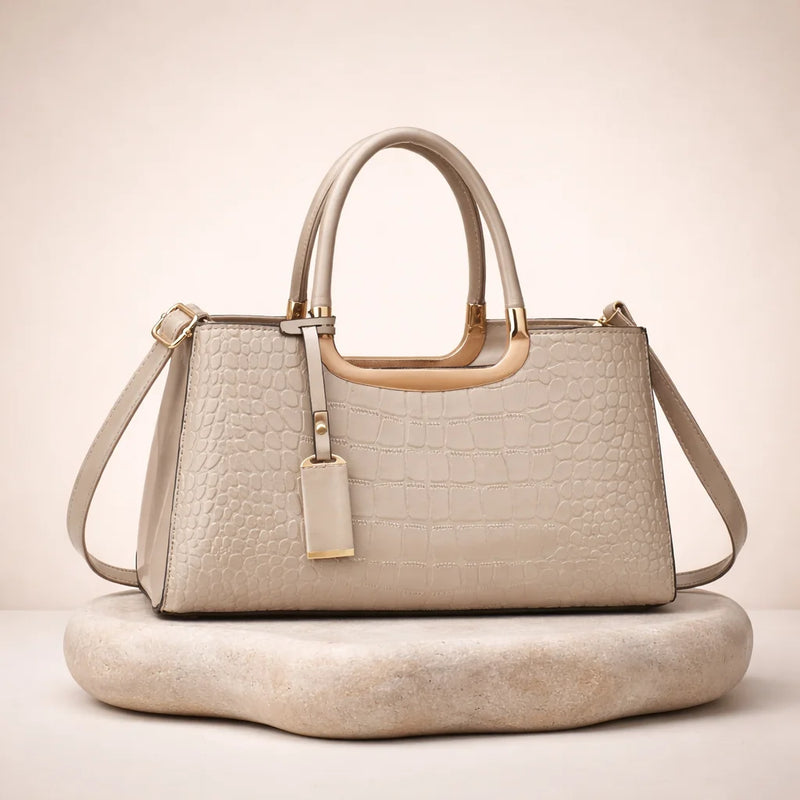 Sac Effet Croco Format Compact — vue 3