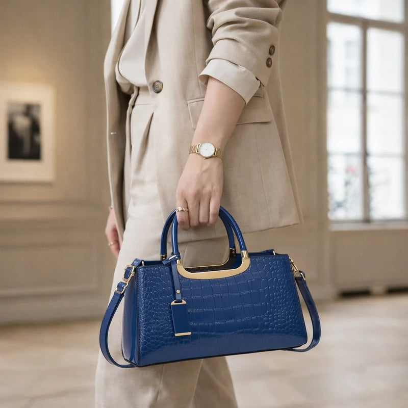 Sac Effet Croco Format Compact — vue 5
