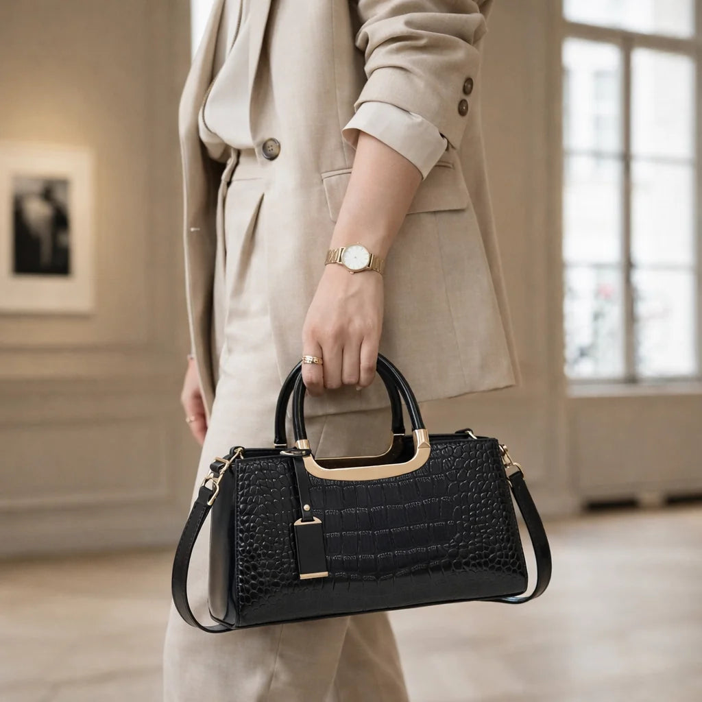 Sac Effet Croco Format Compact — vue 6