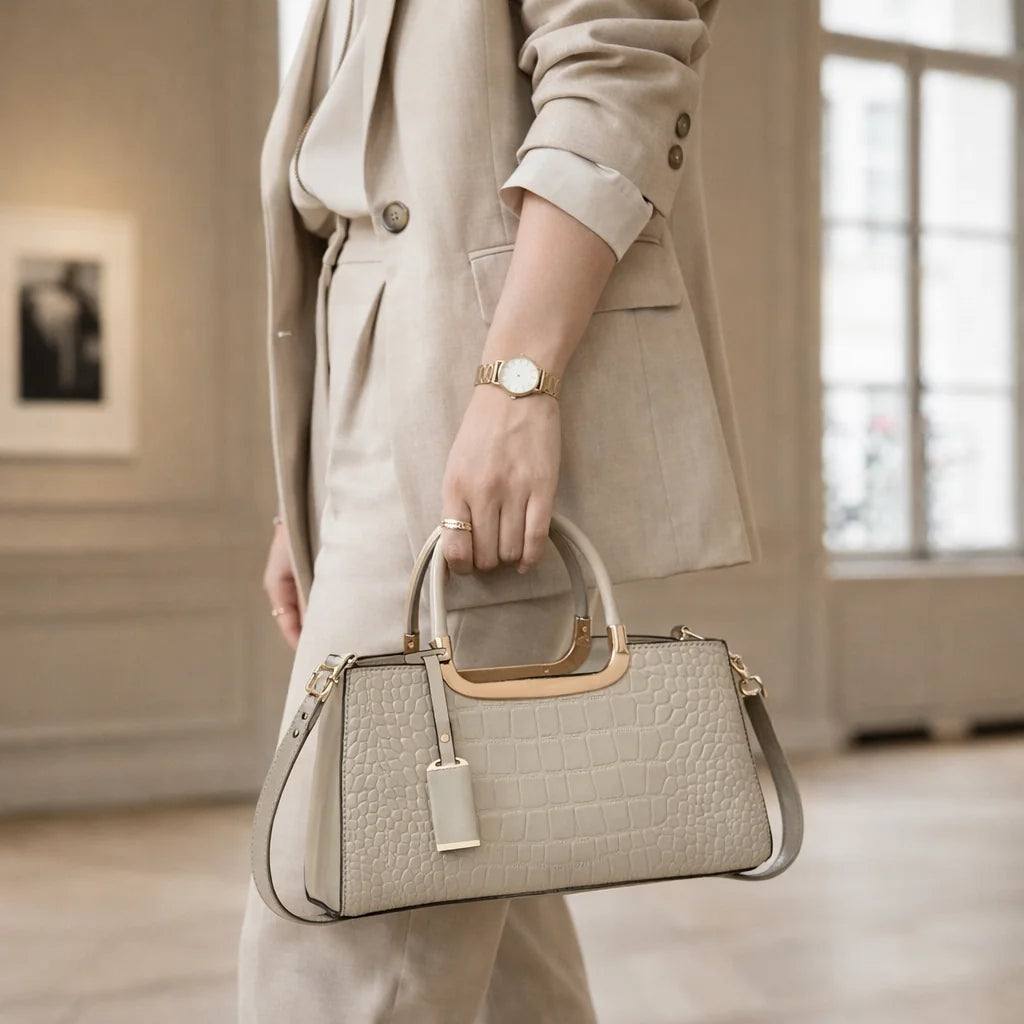 Sac Effet Croco Format Compact — vue 7