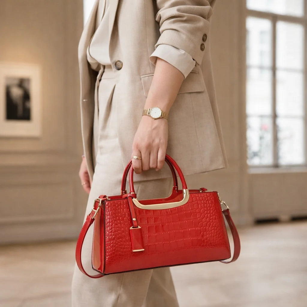 Sac Effet Croco Format Compact — vue 8