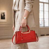 Sac Effet Croco Format Compact — vue 8