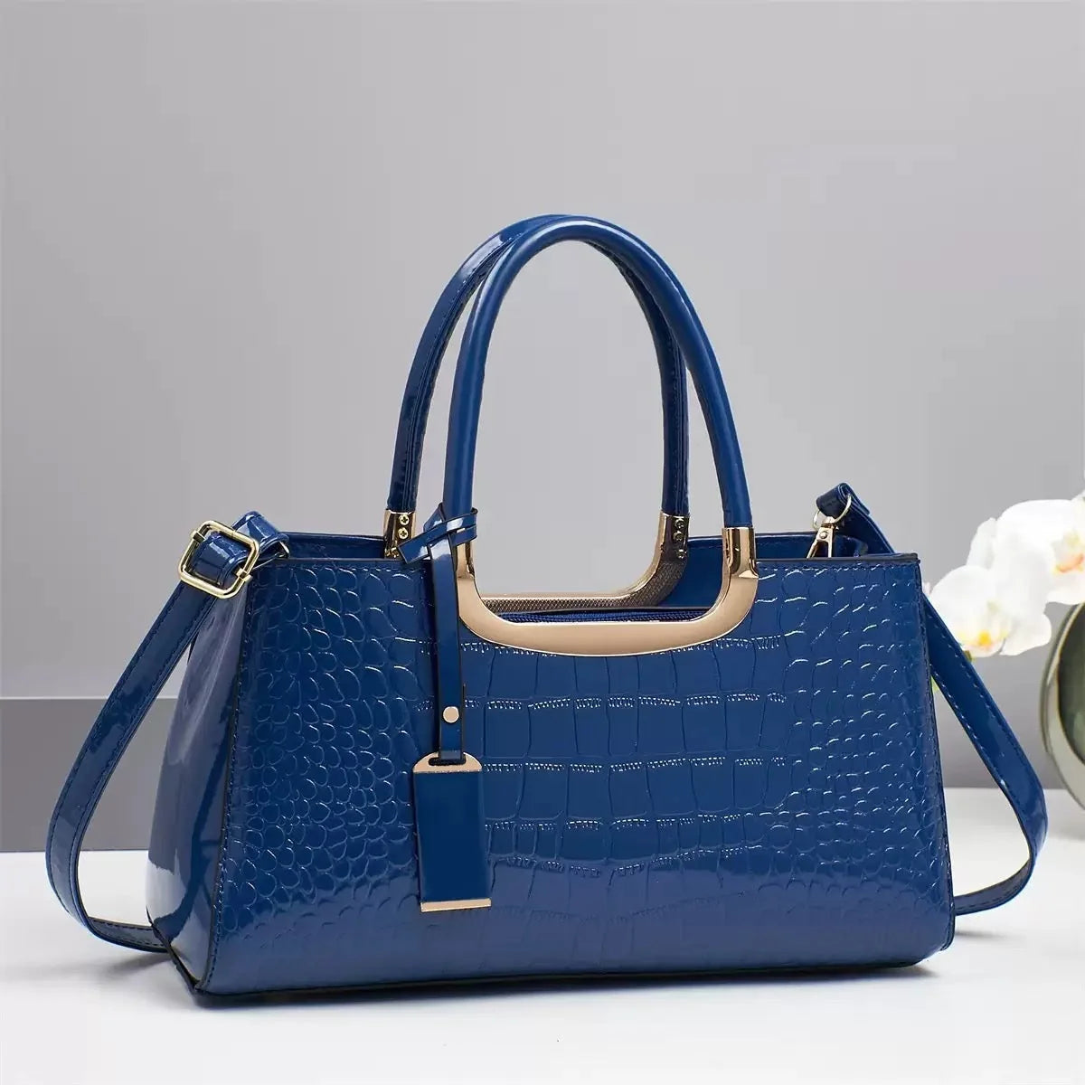 Sac Effet Croco Format Compact — vue 9
