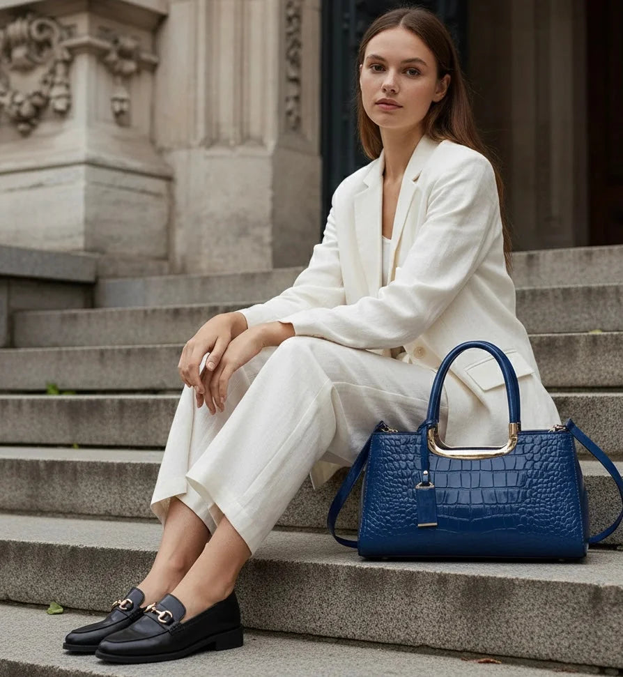 Sac Effet Croco Format Compact — vue 13