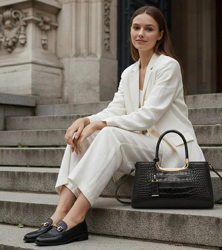 Sac Effet Croco Format Compact — vue 14
